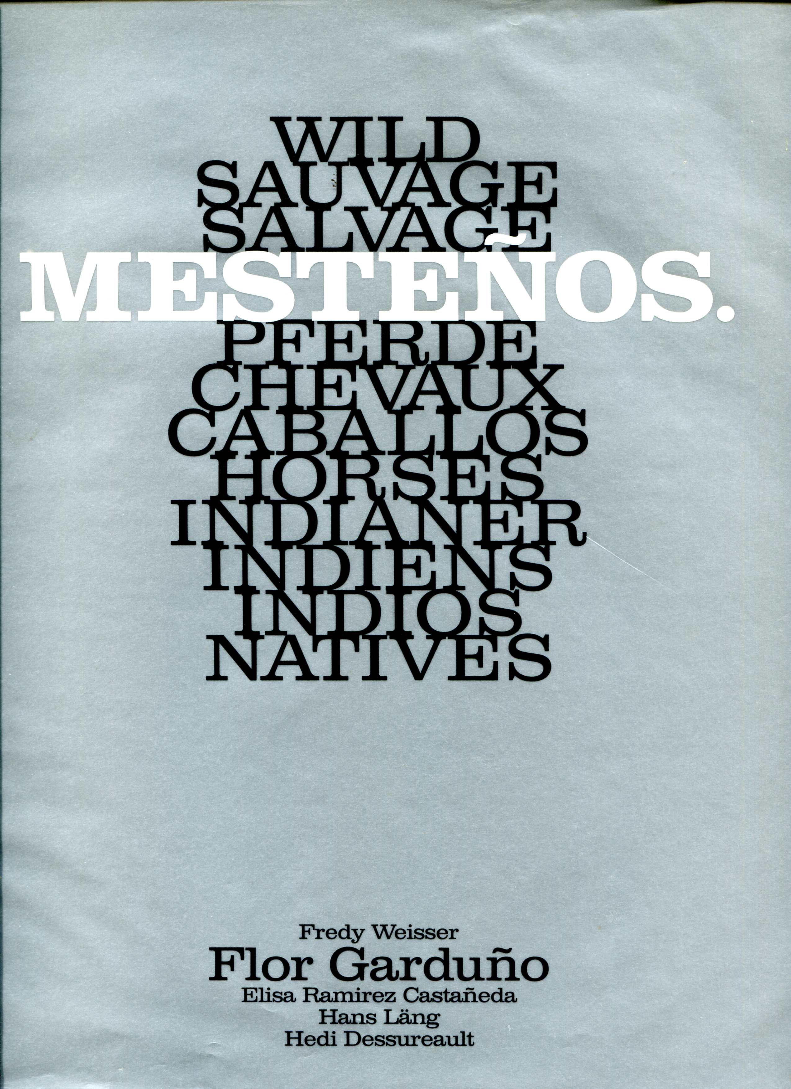 Portada de Mesteños, El caballo y el indio norteamericano